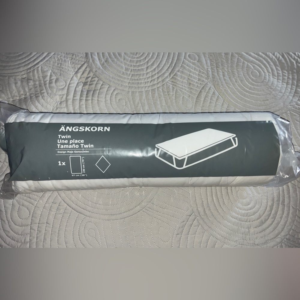 IKEA ÄNGSKORN Twin Mattress Cover - White